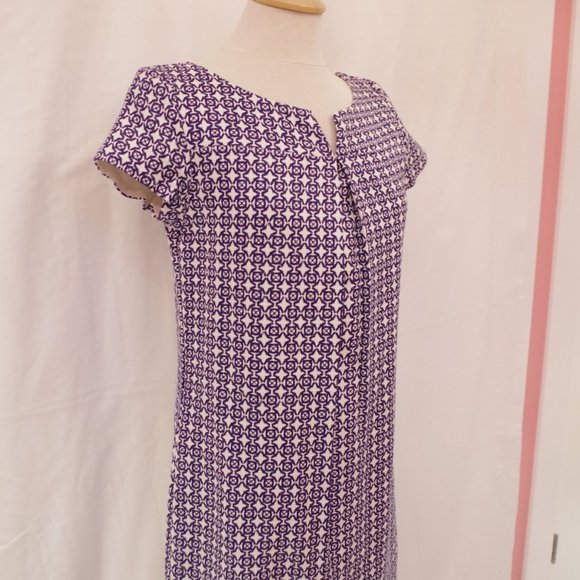 Joe Fresh Heavy Weave Cotton Shift Dress: Sz. 4 - Picture 4 of 6
